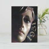 1951, 60. Geburtstagspartei Einladung (Stehend Vorderseite)