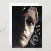 1951, 60. Geburtstagspartei Einladung (Vorne/Hinten)