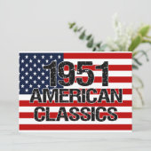 1951 amerikanische Klassiker-Einladung Einladung (Stehend Vorderseite)