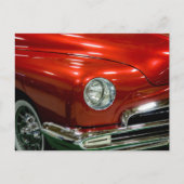 1951 Antik Classic Lincoln Coupe Show Car Postkarte (Vorderseite)