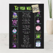 1951 Birthday Karte (Vorderseite)