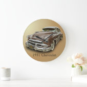 1951 CHEVROLET GROßE WANDUHR (Zuhause)