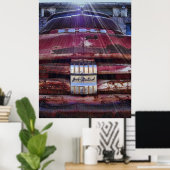 1951 DODGE-LIEFERWAGEN POSTER (Heimbüro)