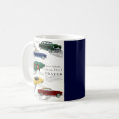 1951 Frazer-Automobilanzeige Kaffeetasse (Vorderseite Links)