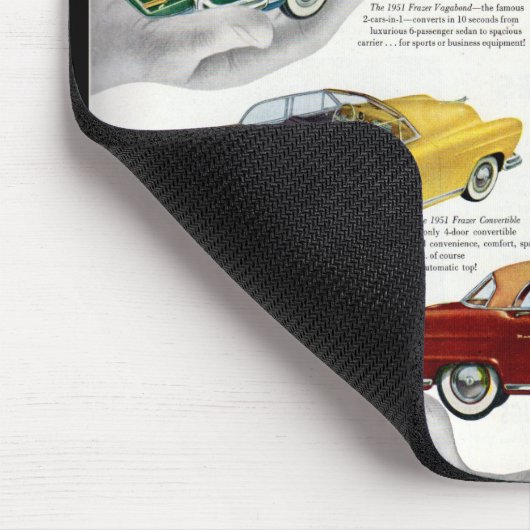 1951 Frazer-Automobilanzeige Mousepad (Ecke)