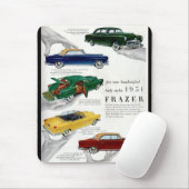 1951 Frazer-Automobilanzeige Mousepad (Mit Mouse)