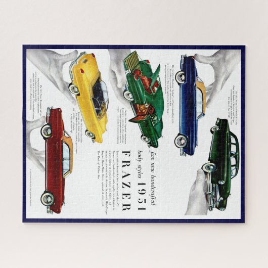 1951 Frazer-Automobilanzeige Puzzle (Horizontal)