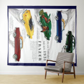 1951 Frazer-Automobilwerbung Wandteppich (Beispiel (Horizontal))