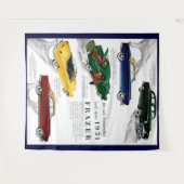 1951 Frazer-Automobilwerbung Wandteppich (Vorderseite (Horizontal))