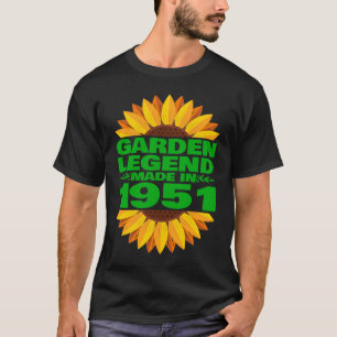 1951 Geburtstag & Vintage 1951 Gartenlegende Herge T-Shirt