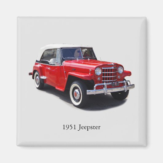 1951 Jeepster-Aufspannmagnet Magnet (Vorne)