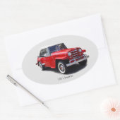 1951 Jeepster Oval Sticker (Umschlag)