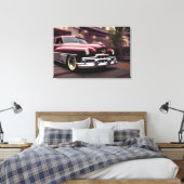 1951 - Klassische Caravas-Printwerbung Leinwanddruck (Insitu (Schlafzimmer))