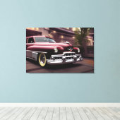 1951 - Klassische Caravas-Printwerbung Leinwanddruck (Insitu (Holzboden))