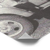 1951 Lkw für weiche Getränke Poster (Ecke)