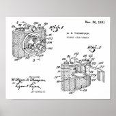 1951 Prospektkamera Patent Art Zeichnend Print Poster (Vorne)