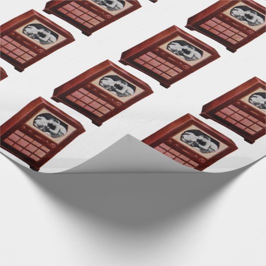 1951 Set-Rundfunk Geschenkpapier (Ecke)