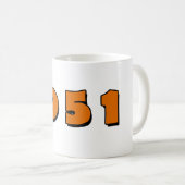 1951 Vintages Jahr Kaffeetasse (VorderseiteRechts)