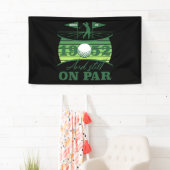 1952 70. Geburtstag Golf Lover Banner (Insitu)