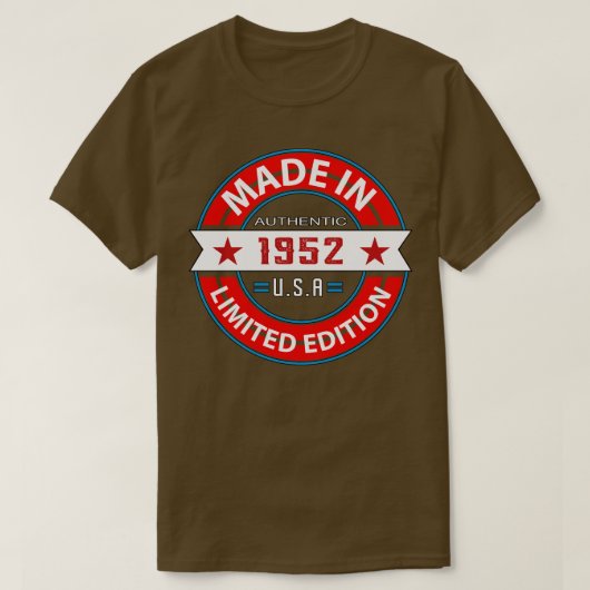 1952 71 Jahr T-Shirt (Design vorne)