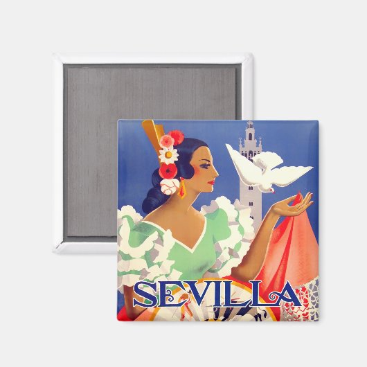 1952 Feria de Sevilla Magnet (Vorderseite/Rückseite)