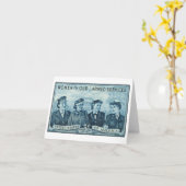 1952 Frauen in der Briefmarke der US-Streitkräfte Karte (Gelbe Blume)