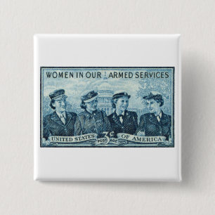 1952 Frauen in der Streitkraft-Briefmarke US Button