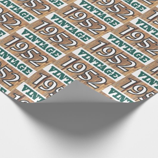 1952 geboren geschenkpapier (Ecke)