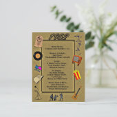 1952 Große Ereignisse Geburtstagskarte Postkarte (Stehend Vorderseite)