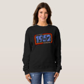 1952 Klassischer Retro Original-Geburtstag Sweatshirt (Vorne ganz)