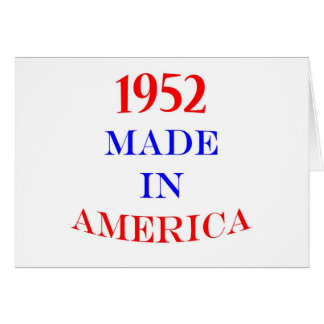 1952 machte in Amerika