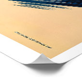 1952 Monaco Grand Prix Vintage Racing Poster (Ecke)