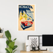 1952 Monaco Grand Prix Vintage Racing Poster (Heimbüro)