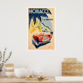 1952 Monaco Grand Prix Vintage Racing Poster (Küche)