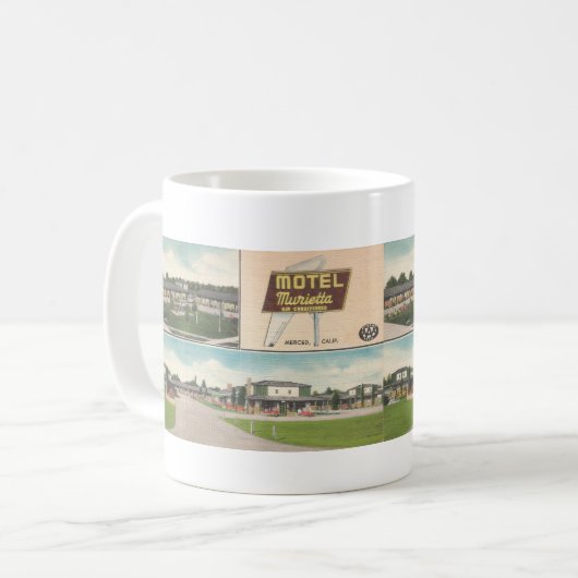 1952 Motel Murietta, Murced, CA Kaffeetasse (Vorderseite Links)