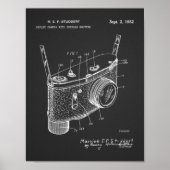 1952 Reflex Camera Patent Art Zeichnend Print Poster (Vorne)