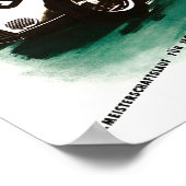 1952 Sachsenring Grand Prix Vintager Rennsport Poster (Ecke)