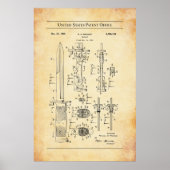 1952 US-Patent 2728159 - Bayonet Poster (Vorne)