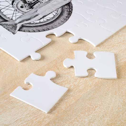 1952 Velocette Venom Motorrad Puzzle (Seite)