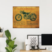 1952 Werbung für Victoria Motorrad Poster (Heimbüro)