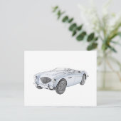 1953 Austin-Healey 100 Postkarte (Stehend Vorderseite)