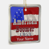 1953 Baby Boomer Geburtstag Zollschmuck Keramikornament (Rechts)