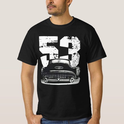 1953 Buick Special Front Grill View Silhouette T-Shirt (Vorderseite)
