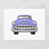 1953 Chevrolet Bel Air Front View Postkarte (Vorderseite)