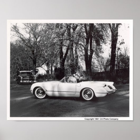 1953 Chevrolet Corvette Poster (Vorne)