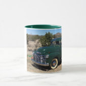 1953 Chevy Lieferwagen LKW Green Vintag Kaffee Tasse (Zentrum)