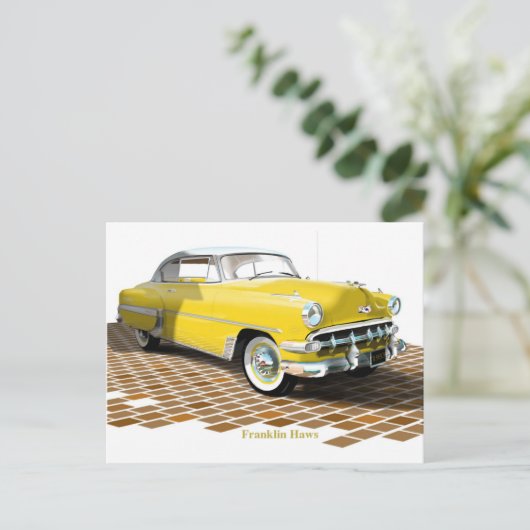 1953 Chevy Postkarte (Stehend Vorderseite)