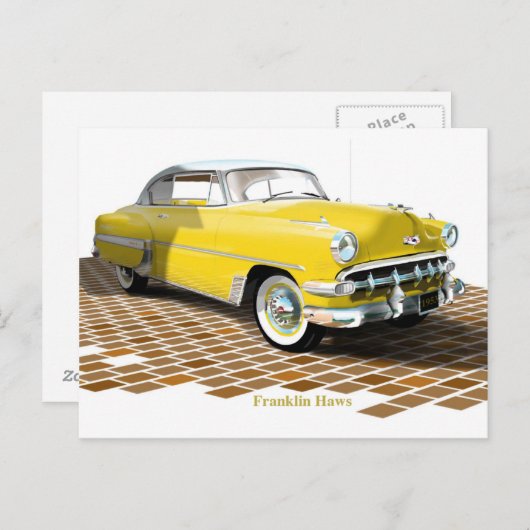 1953 Chevy Postkarte (Vorne/Hinten)