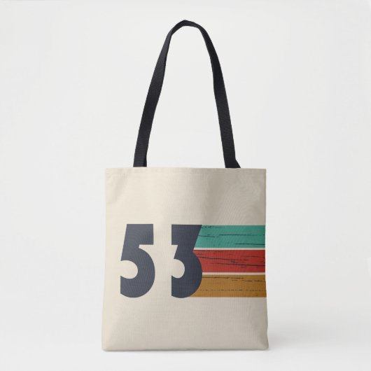 1953 Geborenes Vintage-Geburtstagsgeschenk Tasche (Vorderseite)