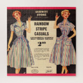 1953 Gimbels Subway Store Kleidung und Puzzle (Vertikal)